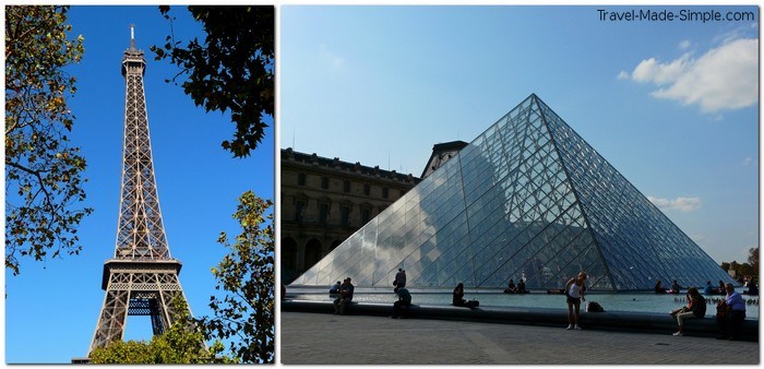disadvantages of taking a tour - Paris Eiffel Tour and Louvre