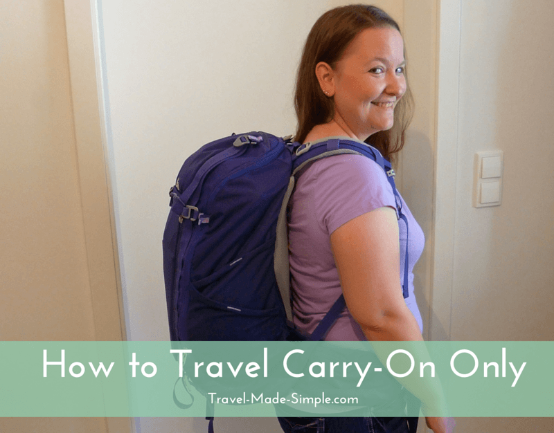 Travel with only outlet a backpack