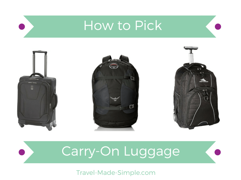 How to Pick Carry-on Only Luggage