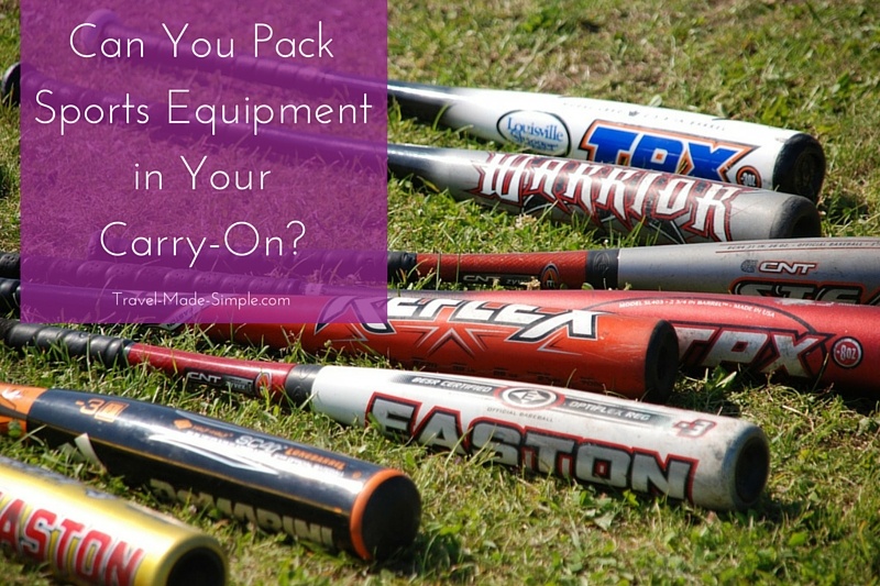 travel baseball equipment