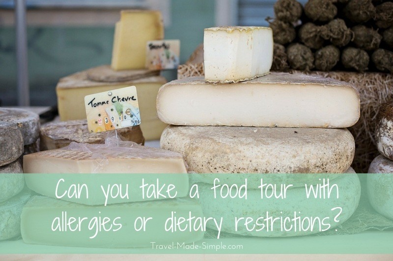 Can you take a food tour with allergies or dietary restrictions?