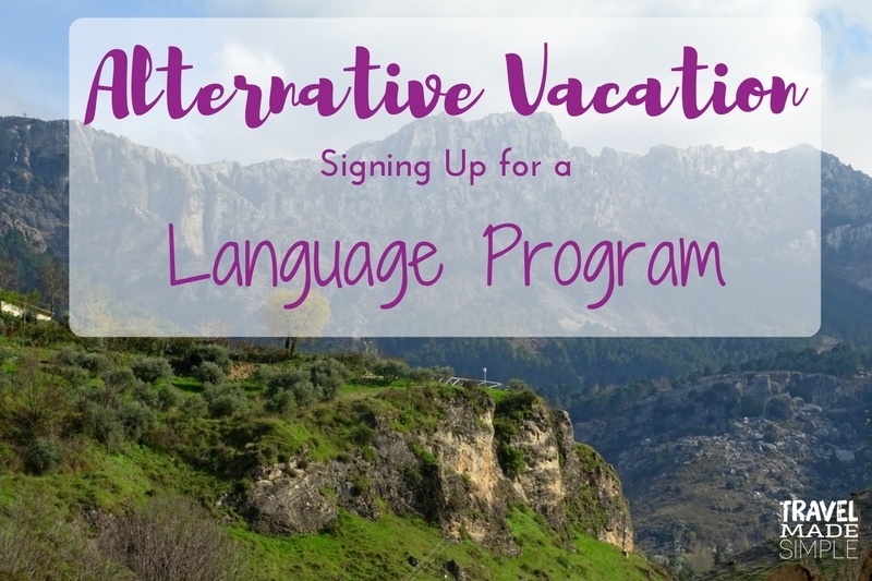 Alternative Vacation: Signing Up for a Language Program