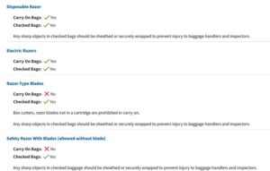 Can you bring a razor on a plane? (2024) - Travel Made Simple