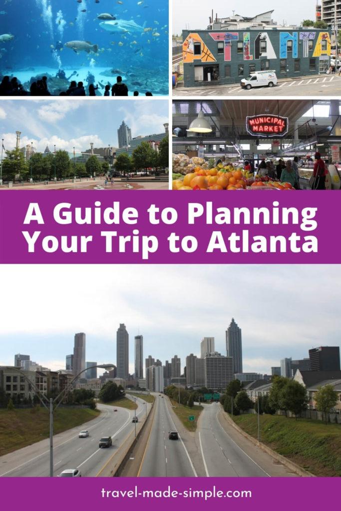 plan a trip to atlanta ga