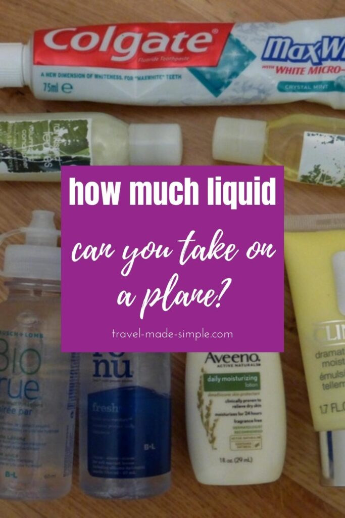 How Much Liquid Can You Bring on a Plane? (2024) Travel Made Simple